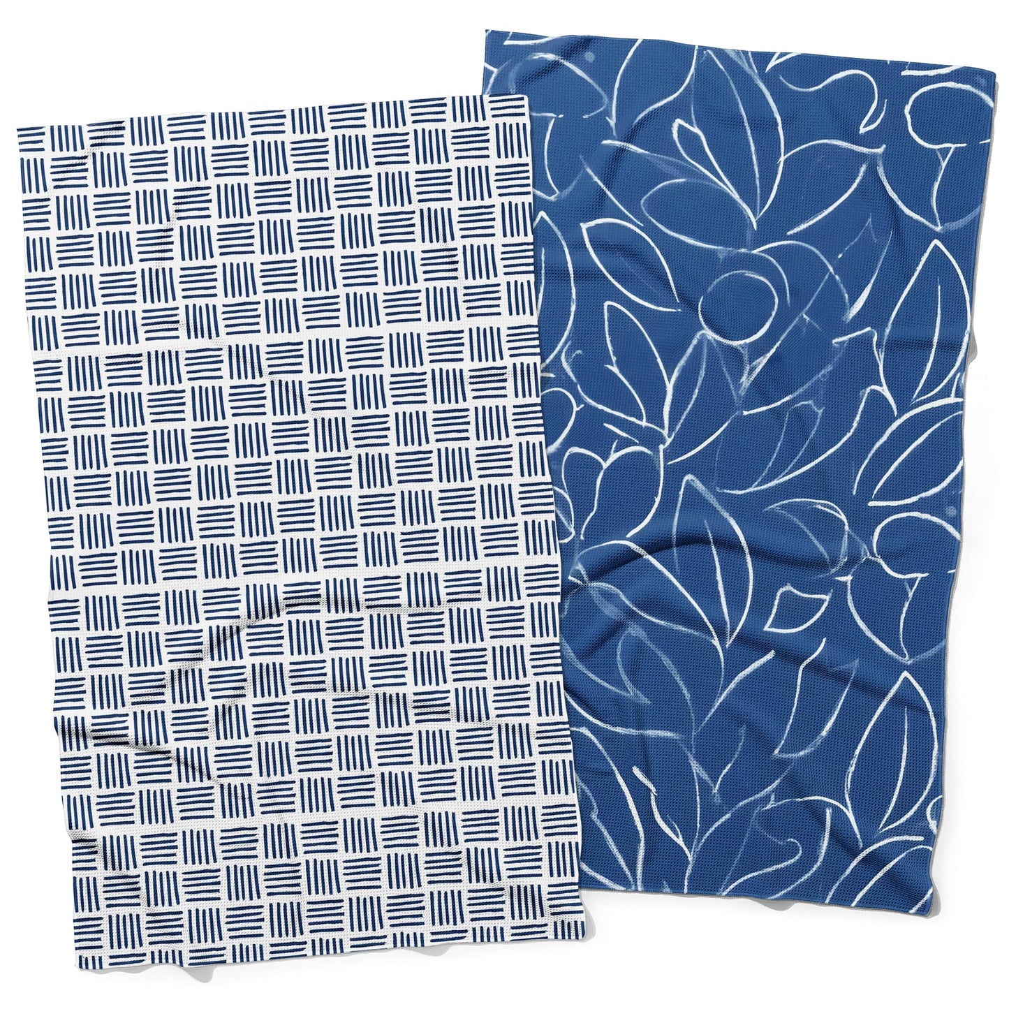 Premium Waffle Microfiber Kitchen Towels - Quick Dry, Absorbent, Reusable Cleaning Dish Towels, Lightweight Tea Towels & Hand Towels, Sustainable Decorative Cloth Dish Towels,Set of 2,30x18 Inches